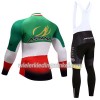 Set Fietsshirt Lange Mouw + Lange Koersbroek 2017 Astana Pro Team N004